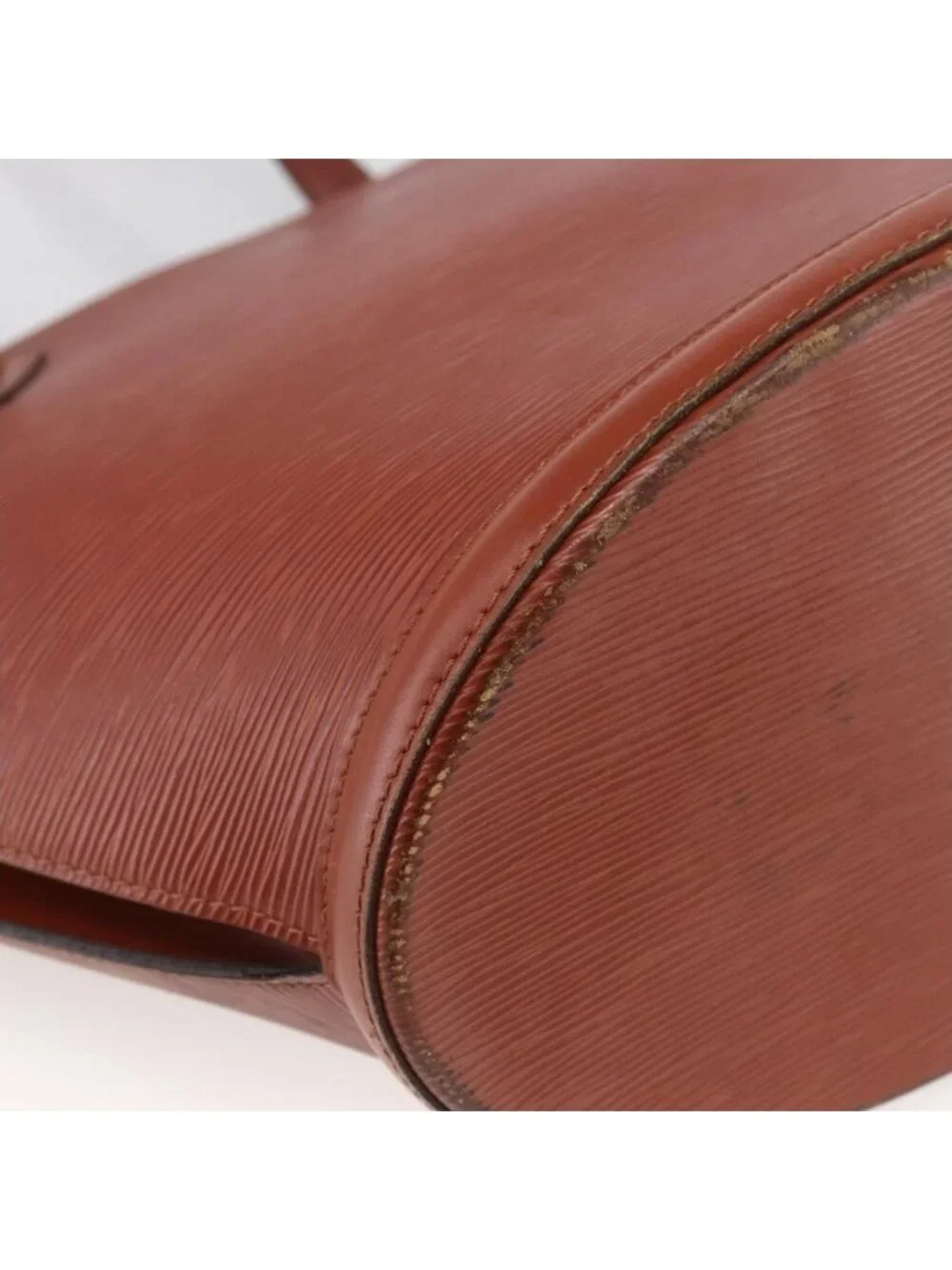 Authentic LOUIS VUITTON Epi Saint Jacques Shopping Bag Brown M52263 LV